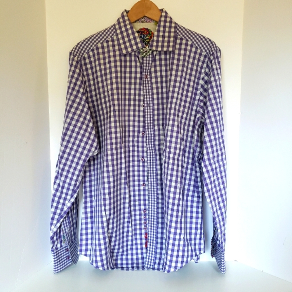 Robert Graham button down shirt - size L
